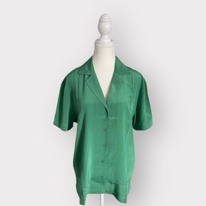 NEW - Aritzia Babaton silk blouse size S